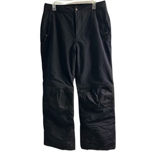 Women’s Medium Tall Black Land’s End Squall Snow Pants